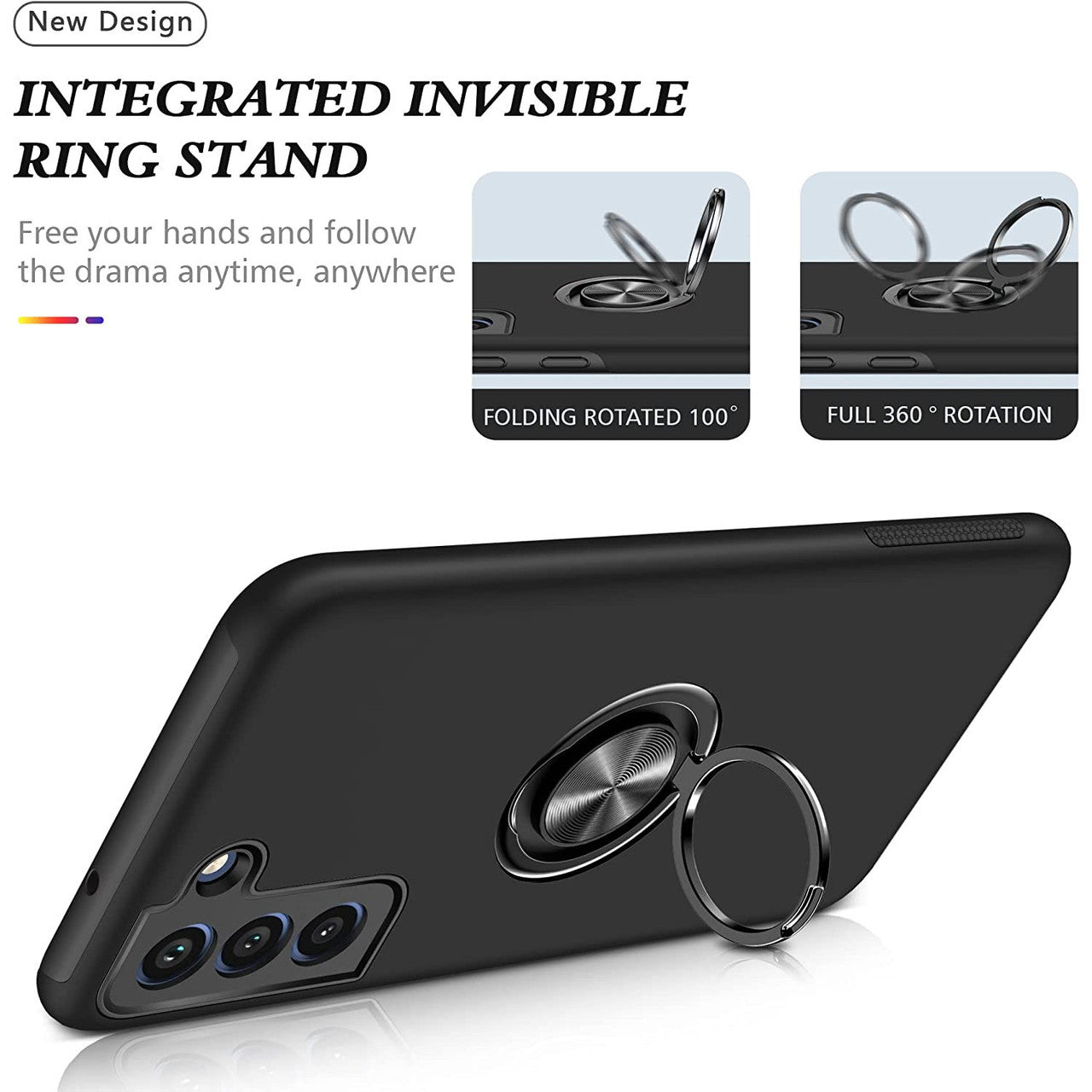 Coque hybride magnétique invisible pour Samsung Galaxy S22 Plus Coque hybride magnétique invisible pour Samsung Galaxy S22 Plus